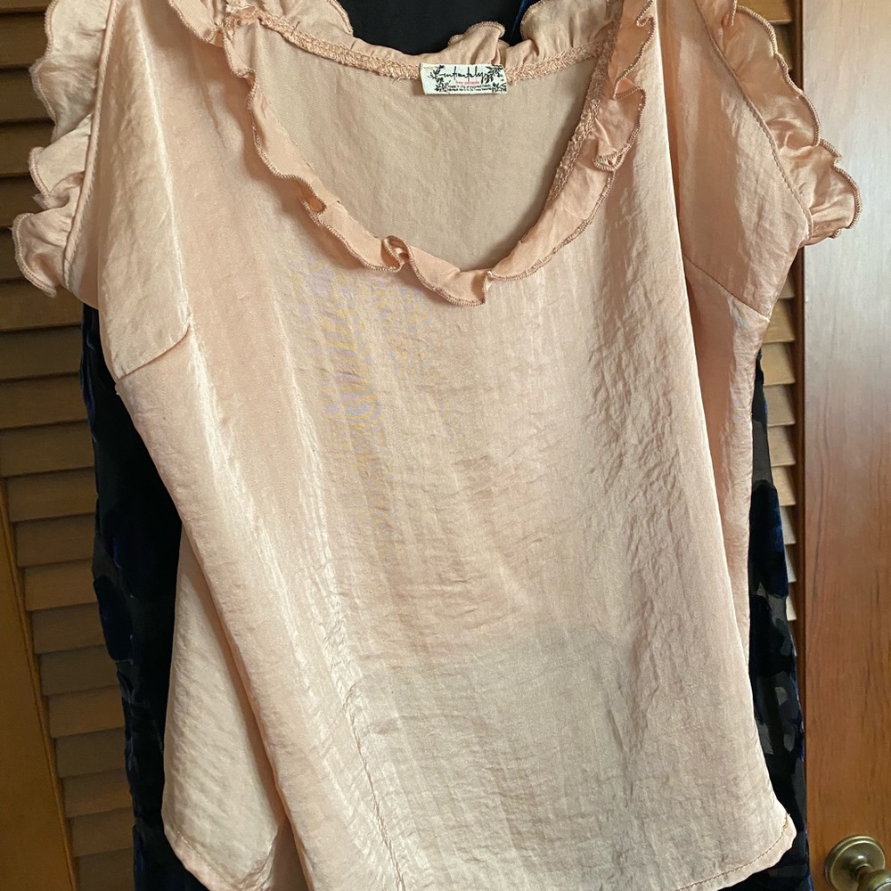 Free People intimate Tank, Light Pink/ Blush, Small